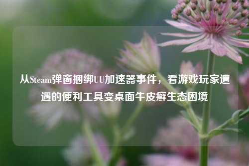 从Steam弹窗捆绑UU加速器事件，看游戏玩家遭遇的便利工具变桌面牛皮癣生态困境