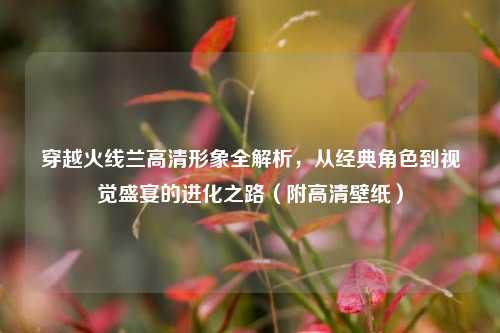 穿越火线兰高清形象全解析，从经典角色到视觉盛宴的进化之路（附高清壁纸）