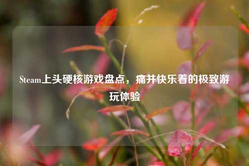 Steam上头硬核游戏盘点，痛并快乐着的极致游玩体验