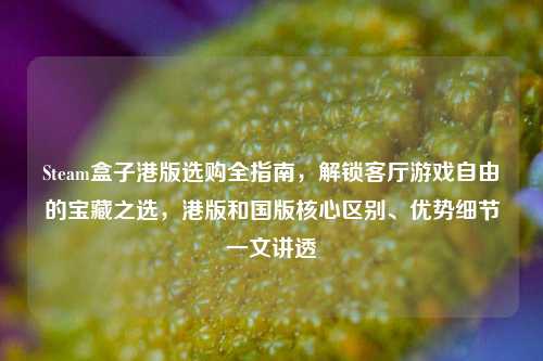 Steam盒子港版选购全指南,解锁客厅游戏自由的宝藏之选,港版和国版核心区别、优势细节一文讲透