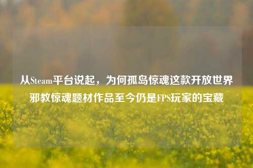 从Steam平台说起，为何孤岛惊魂这款开放世界邪教惊魂题材作品至今仍是FPS玩家的宝藏