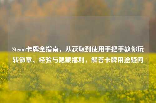 Steam卡牌全指南，从获取到使用手把手教你玩转徽章、经验与隐藏福利，解答卡牌用途疑问