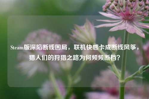 Steam版深陷断线困局，联机快感卡成断线风筝，猎人们的狩猎之路为何频频断档？