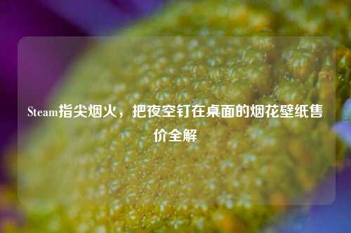 Steam指尖烟火,把夜空钉在桌面的烟花壁纸售价全解