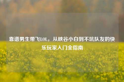 靠谱男生带飞LOL，从峡谷小白到不坑队友的快乐玩家入门全指南
