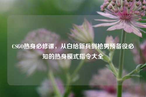 CSGO热身必修课,从白给新兵到枪男预备役必知的热身模式指令大全