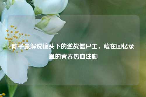 陈子豪解说镜头下的逆战僵尸王，藏在回忆录里的青春热血注脚