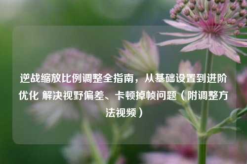 逆战缩放比例调整全指南，从基础设置到进阶优化 解决视野偏差、卡顿掉帧问题（附调整方法视频）