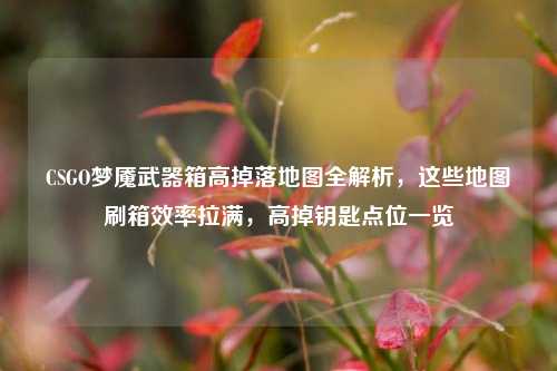 CSGO梦魇武器箱高掉落地图全解析,这些地图刷箱效率拉满,高掉钥匙点位一览