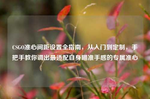 CSGO准心间距设置全指南,从入门到定制,手把手教你调出最适配自身瞄准手感的专属准心