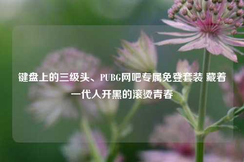 键盘上的三级头、PUBG网吧专属免登套装 藏着一代人开黑的滚烫青春