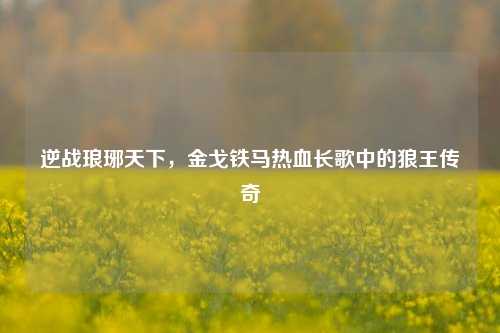 逆战琅琊天下,金戈铁马热血长歌中的狼王传奇