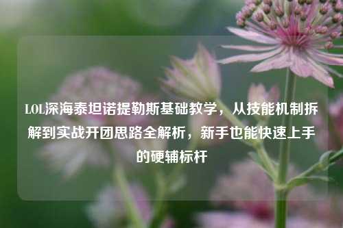 LOL深海泰坦诺提勒斯基础教学,从技能机制拆解到实战开团思路全解析,新手也能快速上手的硬辅标杆