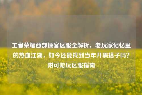 王者荣耀西部镖客区服全解析,老玩家记忆里的热血江湖,如今还能找到当年开黑搭子吗?附可游玩区服指南