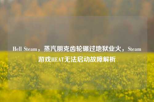 Hell Steam,蒸汽朋克齿轮碾过地狱业火,Steam游戏HEAT无法启动故障解析