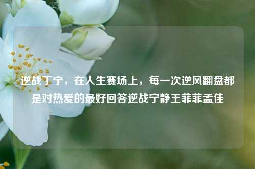 逆战丁宁,在人生赛场上,每一次逆风翻盘都是对热爱的最好回答逆战宁静王菲菲孟佳