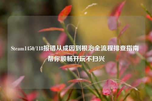 Steam1450/118报错从成因到根治全流程排查指南 帮你顺畅开玩不扫兴