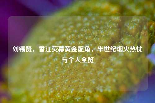 刘锡贤,香江荧幕黄金配角,半世纪烟火热忱与个人全览