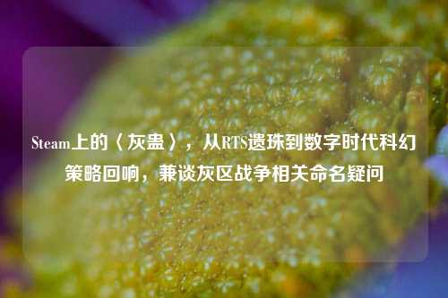 Steam上的〈灰蛊〉，从RTS遗珠到数字时代科幻策略回响，兼谈灰区战争相关命名疑问